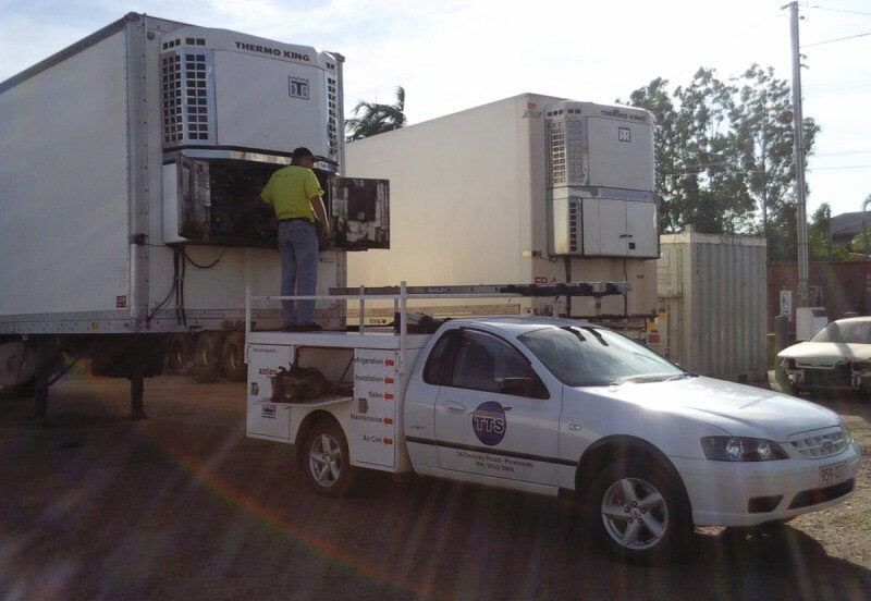 Refrigerated truck and UTE — refrigerator repair in Pinelands, NT