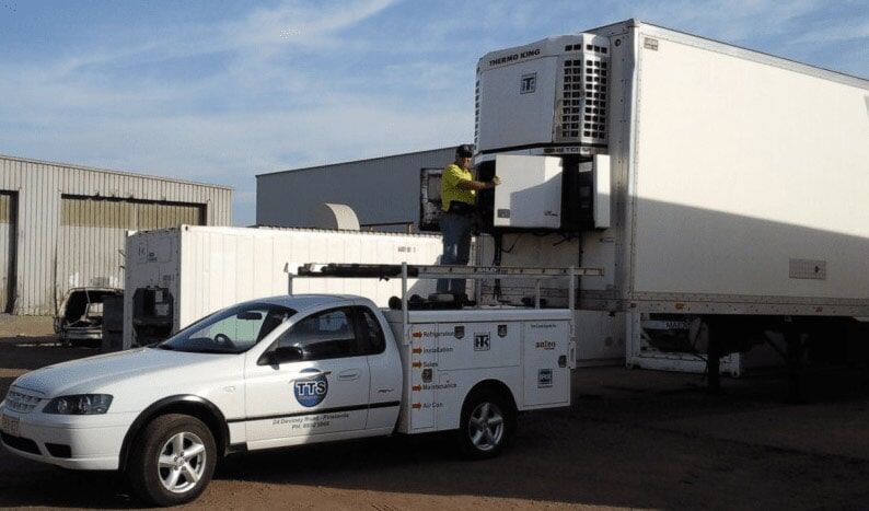 Refrigerated trucks — refrigerator repair in Pinelands, NT