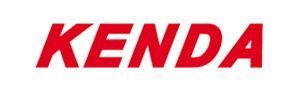 Red KENDA logo in bold italic letters on a white background