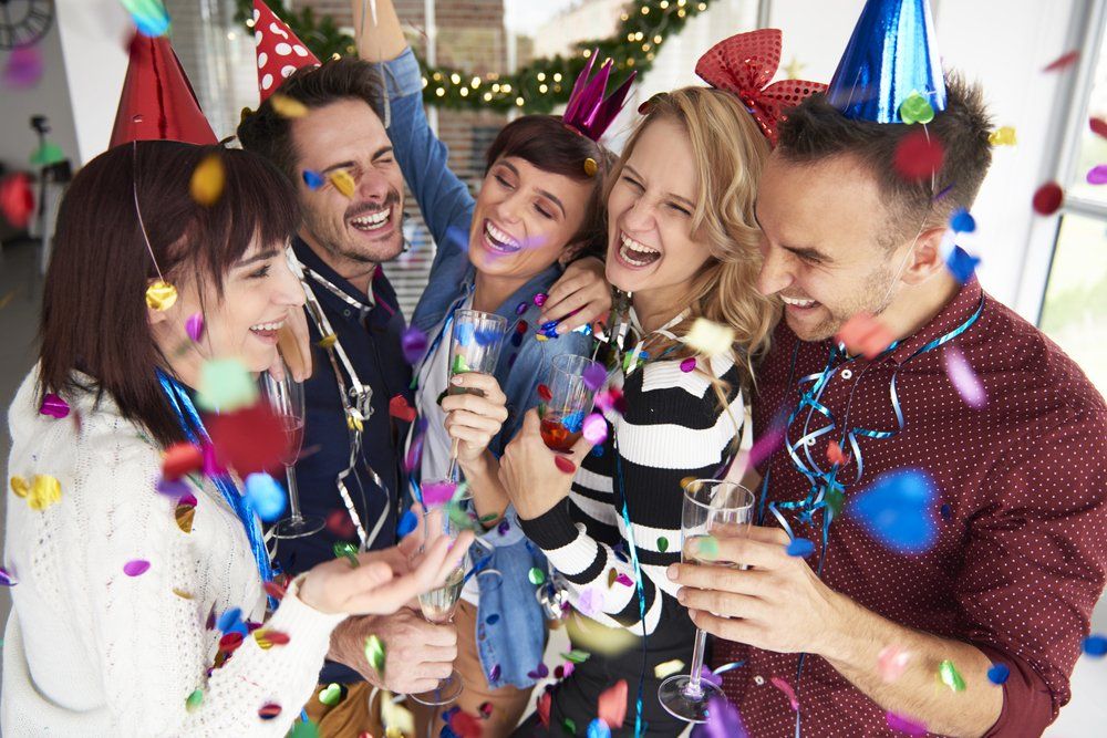 image of people celebrating a company event