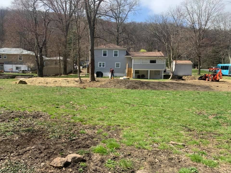 Removing Grass in the Backyard - Pawling, NY - ARB Creations LLC