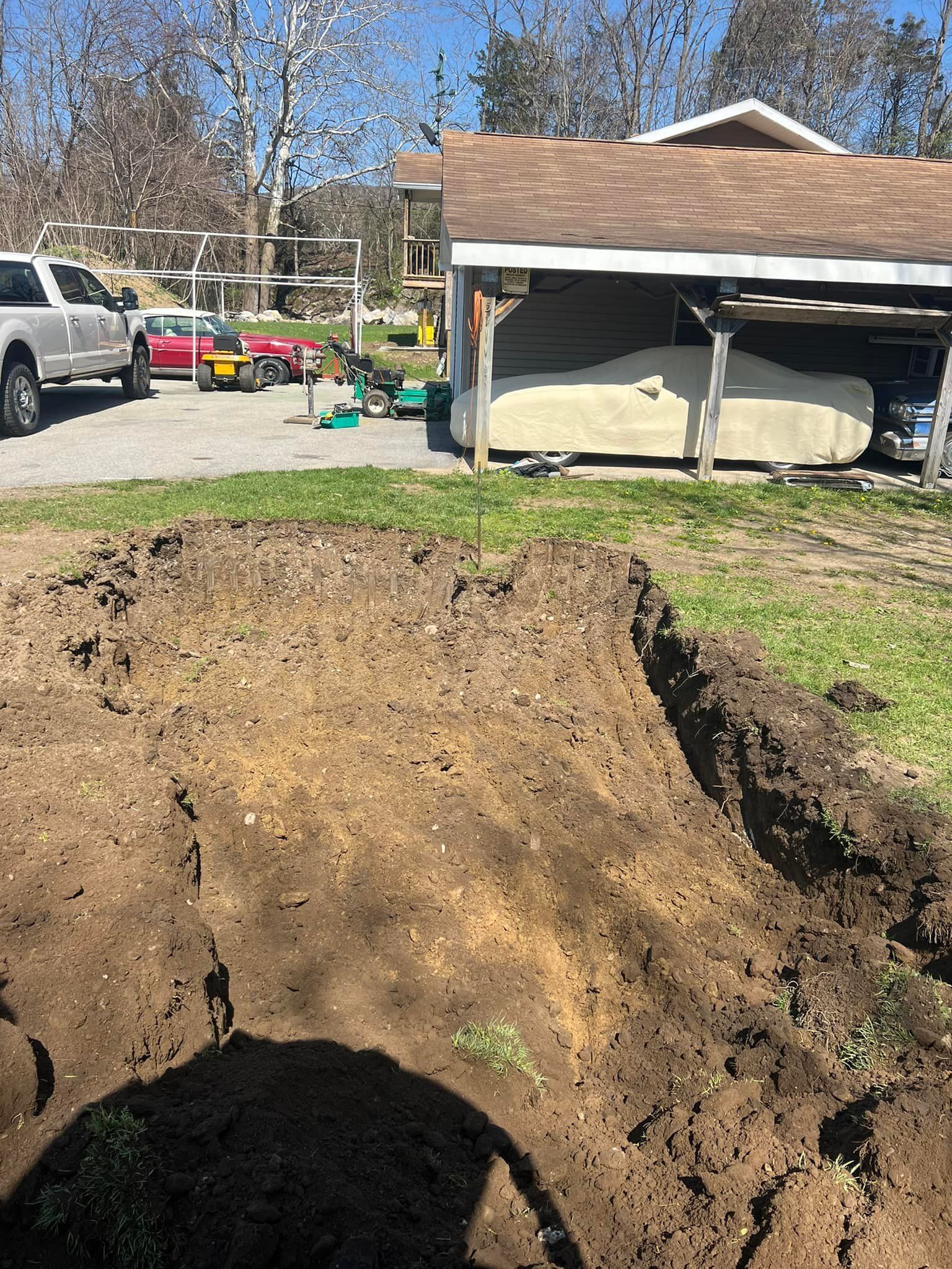 Excavation Process - Pawling, NY - ARB Creations LLC
