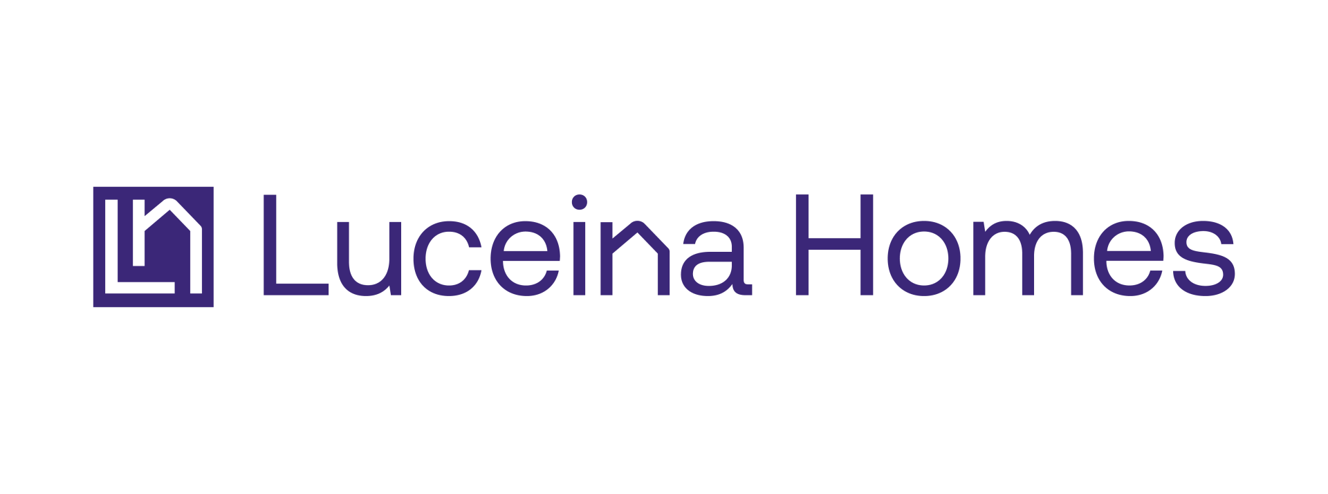 Luceina Homes Logo Purple