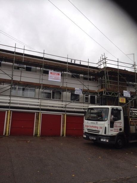 We offer quality scaffolding erection for commercial properties