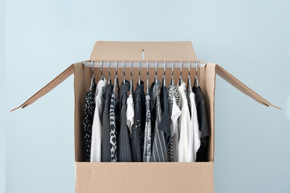 Clothes Inside A Box — Madison, AL — Guthrie Self Storage