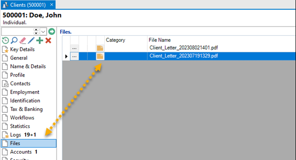 Screenshot of Sharepoint screen showing a folder called Docman and mbsl