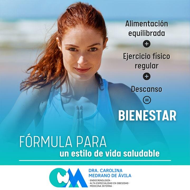 DRA. CAROLINA MEDRANO DE ÁVILA - Fórmula para vida saludable