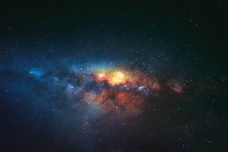 Milky Way galaxy panorama with vibrant nebulae — illustrating designAmerica's deep space mission scope
