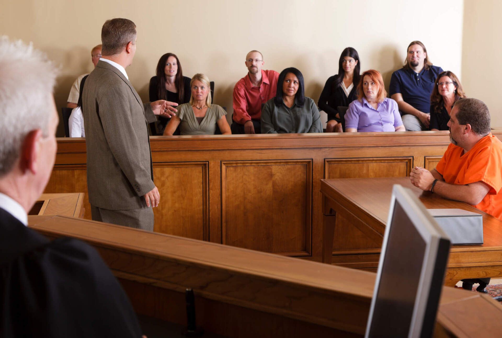 Lawyer Addressing the Jury — Oklahoma City, OK — Greg McCracken & Associates