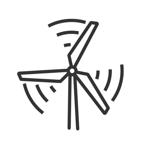 Wind (onshore) icon