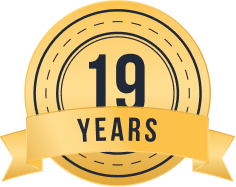 BBB Accredited Business logo with a black torch on left and 