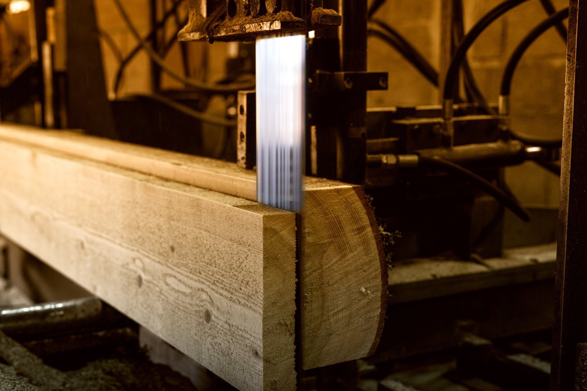 Wood Cutting  With Machine