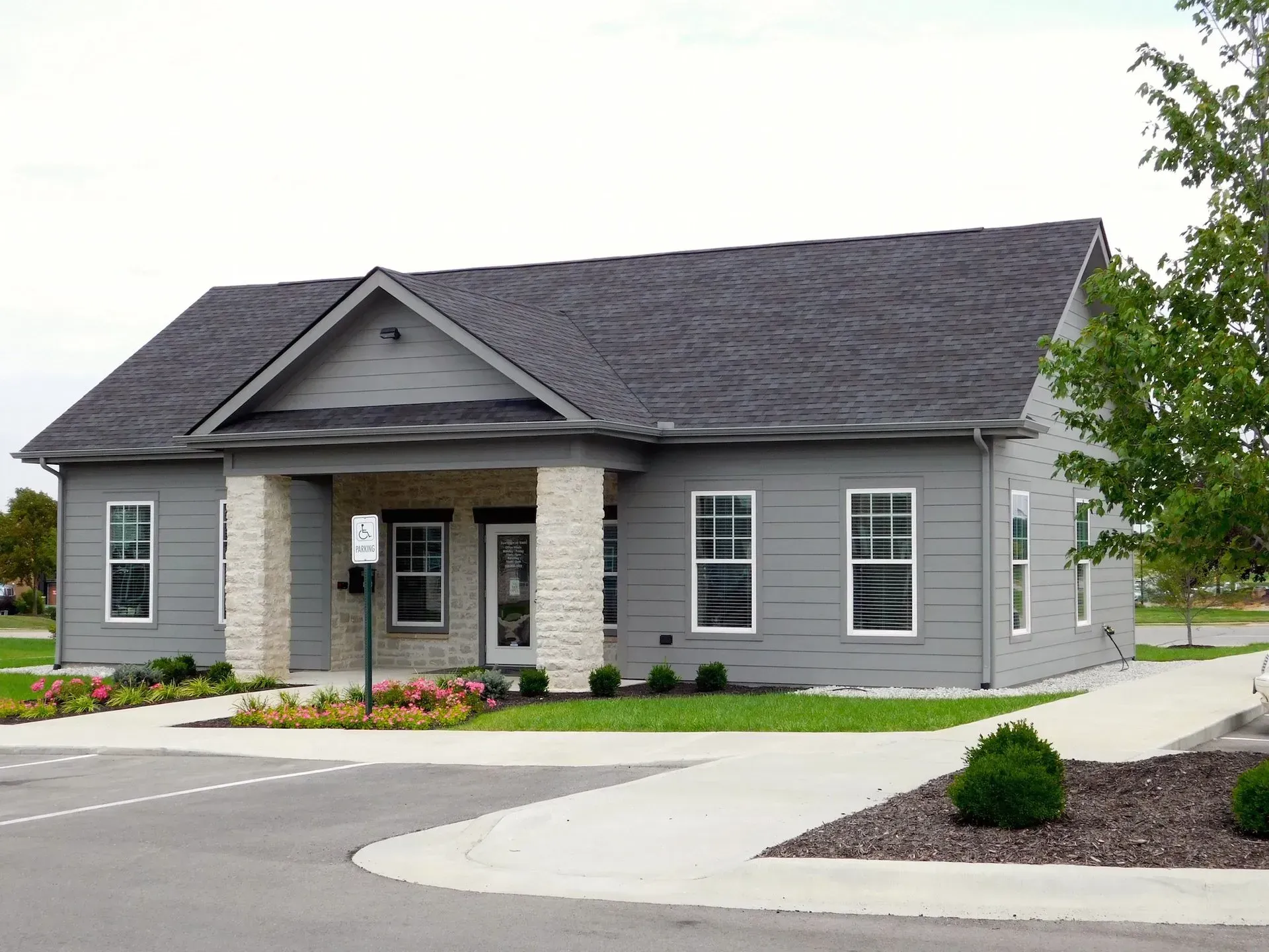 Front of apartment on 6th