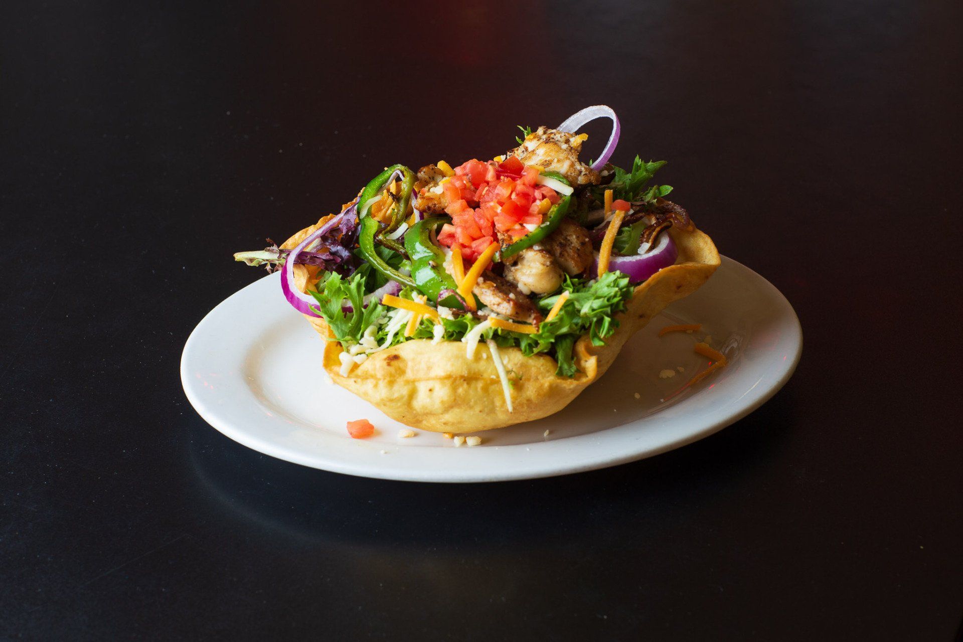 Taco Salad served at The Chile Pod
