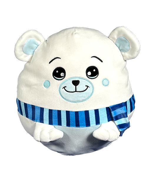 build a buddy, squishmallow, squishie, snugglepal, flurry the polar bear
