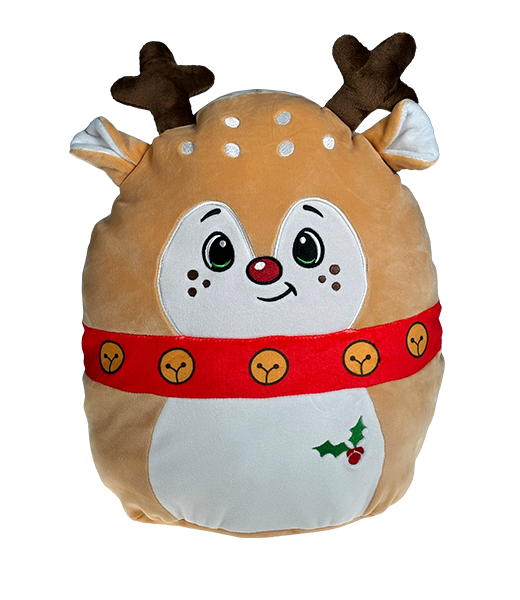 build a buddy, squishmallow, squishie, snugglepal, tinsel the reindeer