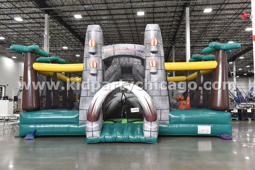 kid party chicago inflatble rental tropical theme combo unit