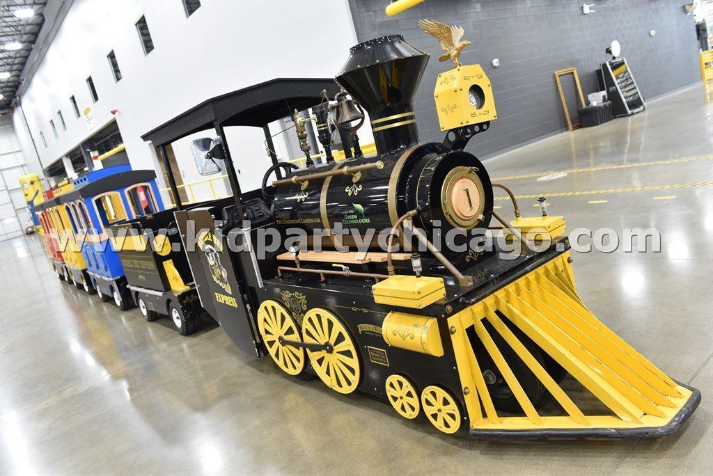 kid party chicago trackless train rental