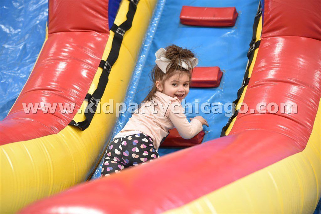 kid party Chicago inflatable slide rental