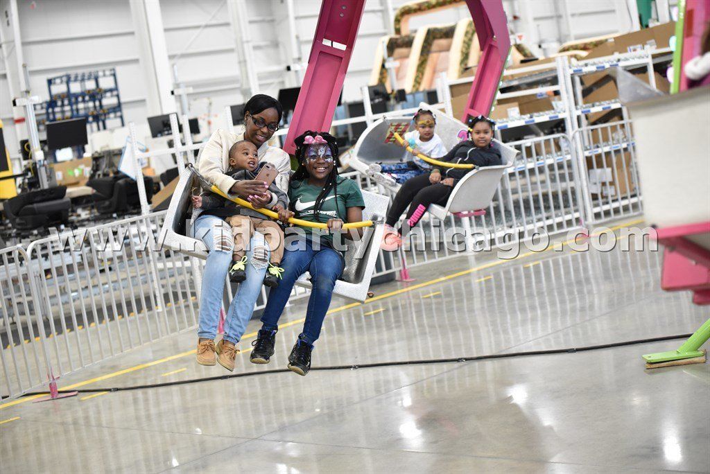 kid party chicago swing carnival ride rental