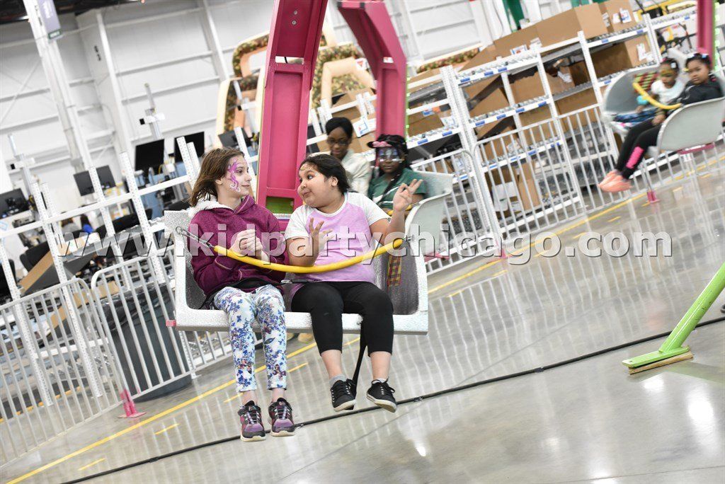 kid party chicago swing carnival ride rental