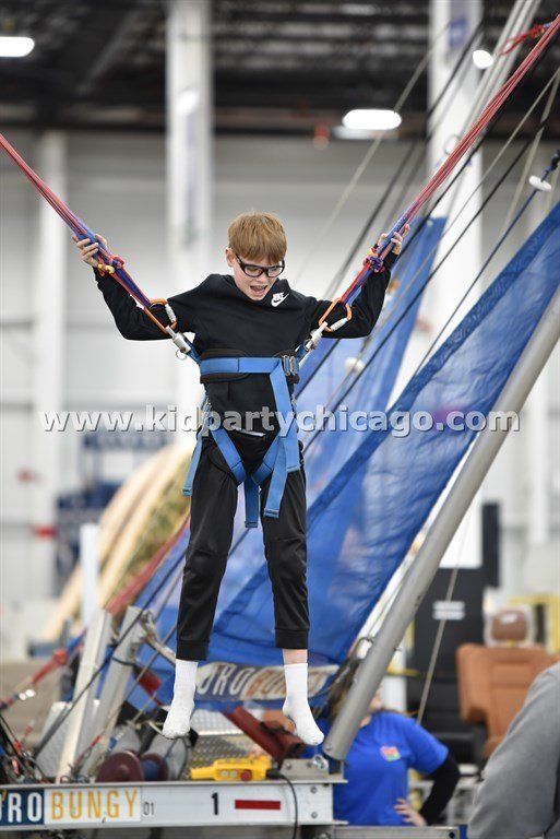 kid party chicago party rental euro bungy child jumping