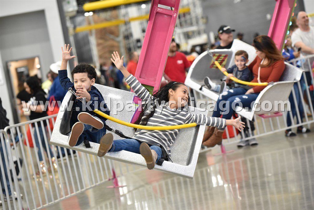 kid party chicago swing carnival ride rental