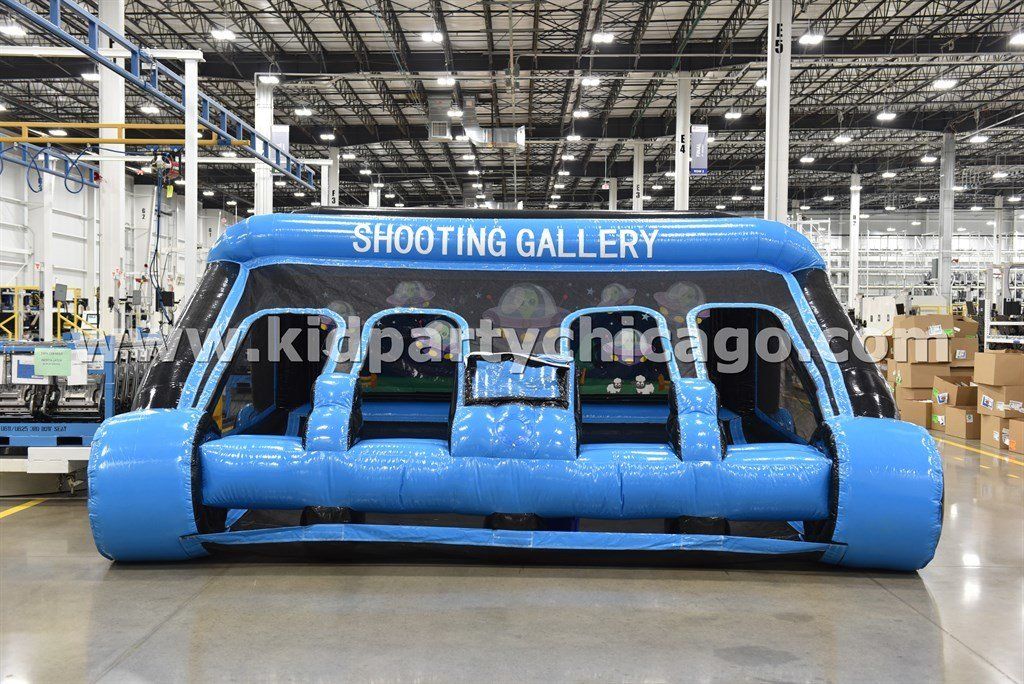 kid party chicago inflatble shooting gallery rental