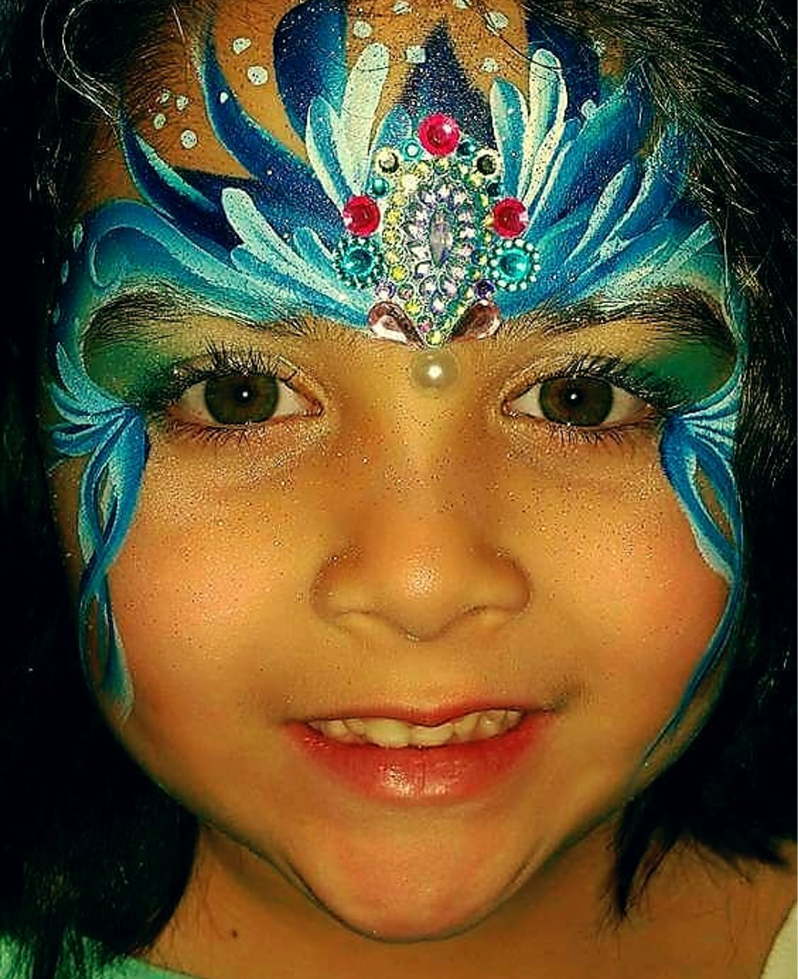 kid party chicago face painting frozen princess