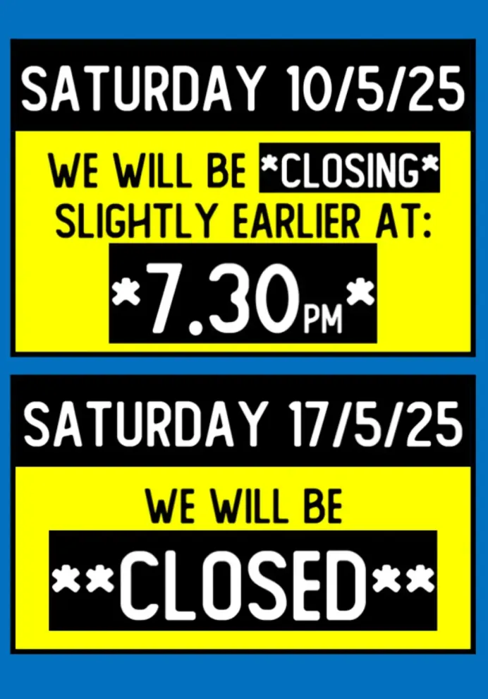 The Steel Tank Alehouse - May Closures