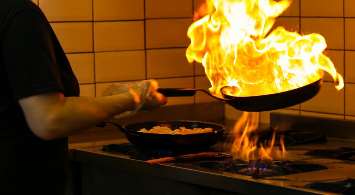 using too much gas while cooking