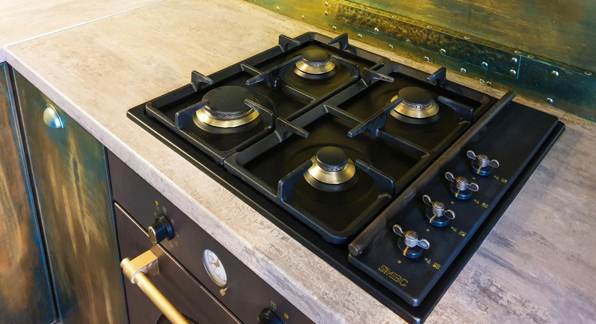 gas stove and oven