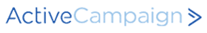 ActiveCampaign with a right-pointing arrow.