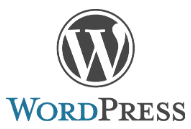 WordPress logo: white 