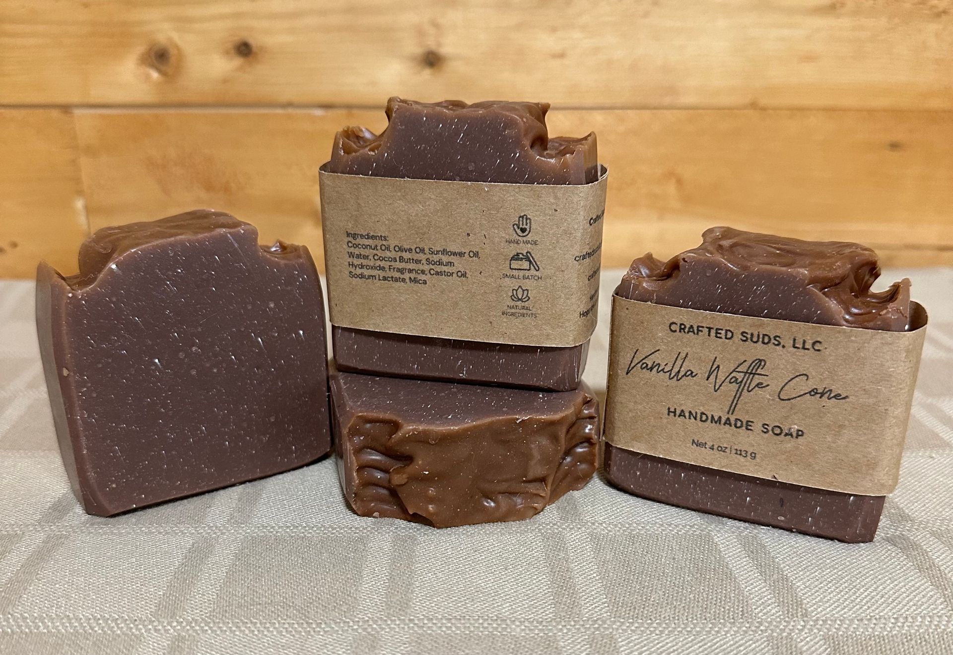 Vanilla Waffle Cone w/ Cocoa Butter