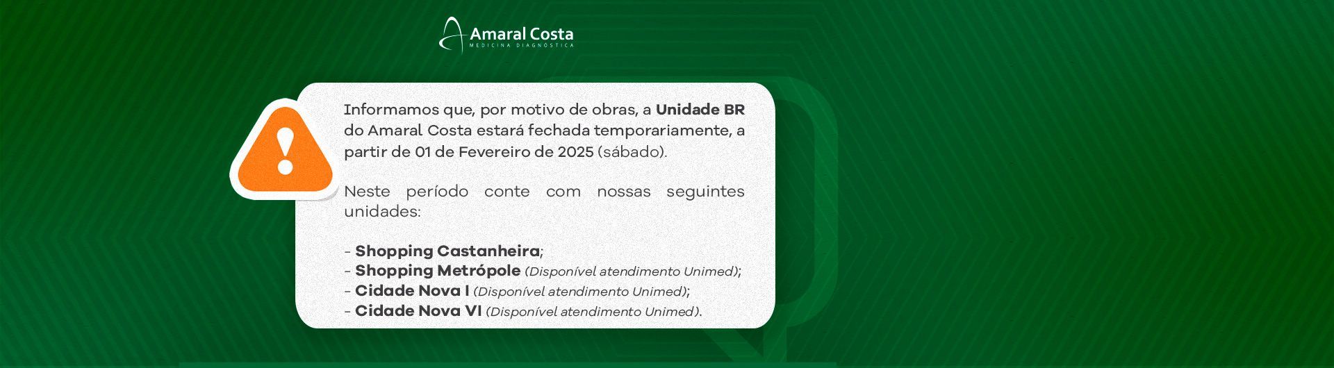 Um fundo verde com um sinal de alerta.