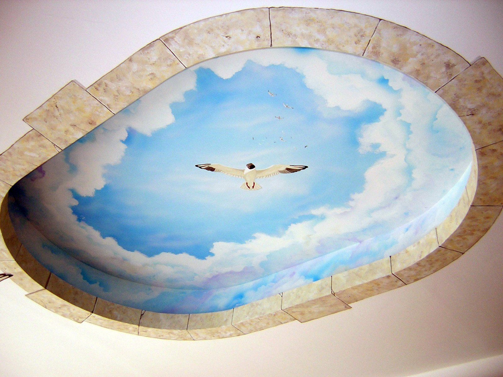 affresco su soffitto
