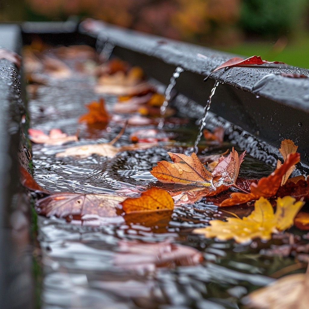 Clogged gutters lead to water damage on your roof