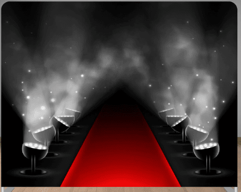 Vinyl Wall Black & Red