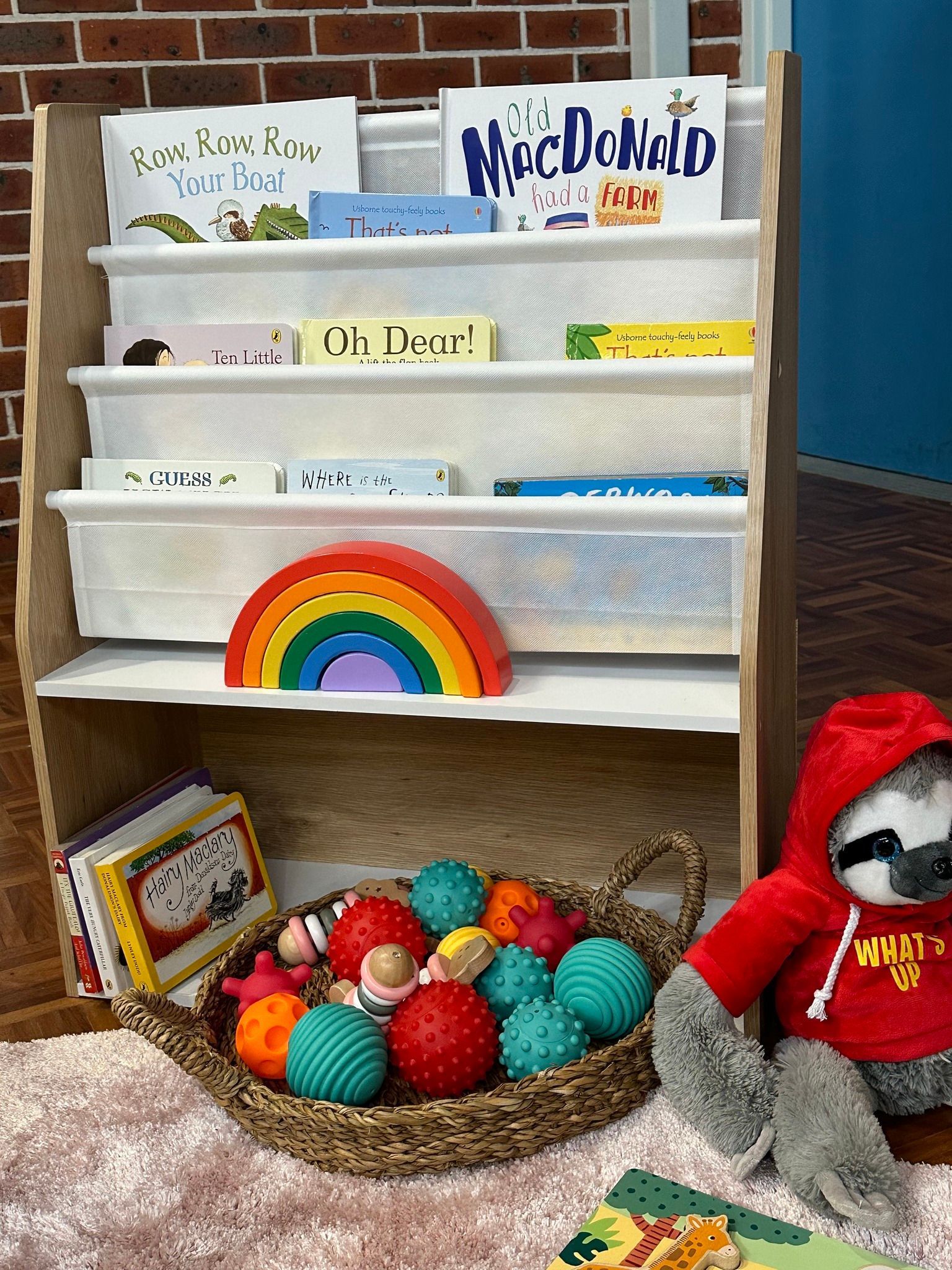 Children's book stand — The Happy Human Hub