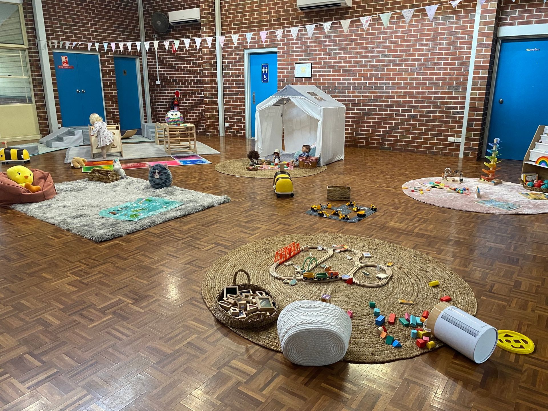 Children's playroom with various toys for role playing — The Happy Human Hub
