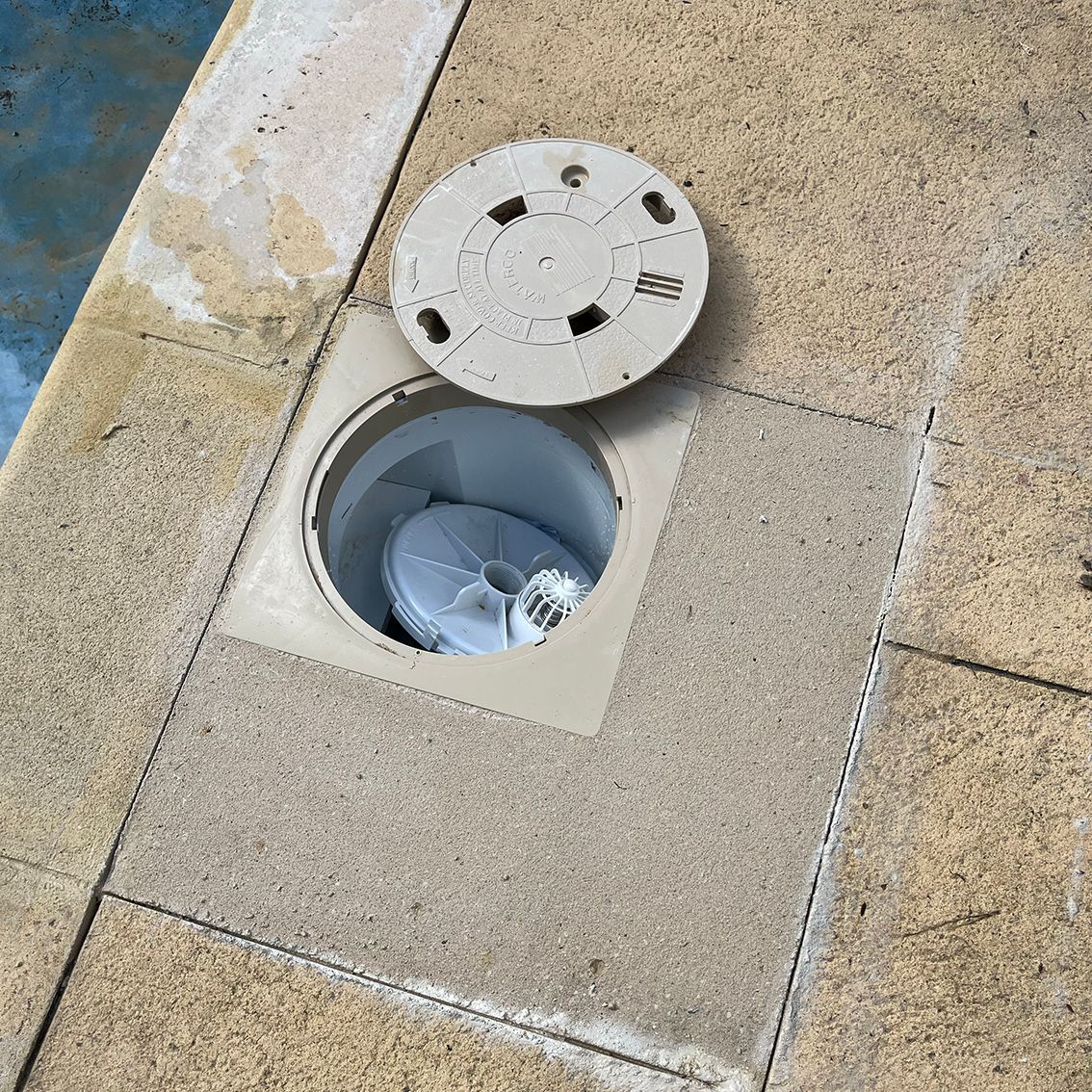 drainage being fixed