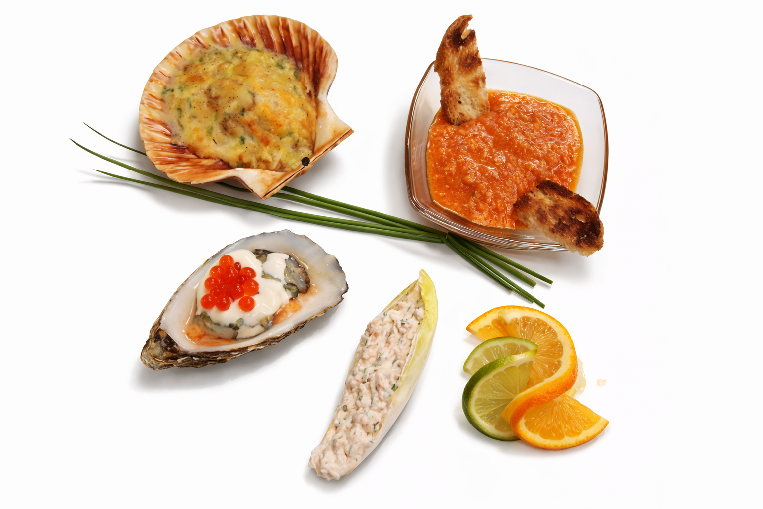 Eine Gourmet-Vorspeisenplatte bei Amore & Friends - Ristorante am Meer - Peschici