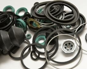 A Pile of Rubber Rings and Seals on a White Surface — Wodonga Brake & Clutch In Wodonga, VIC
