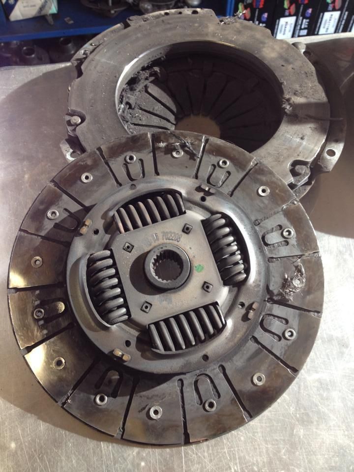A Close Up of a Clutch Disc on a Table — Wodonga Brake & Clutch In Wodonga, VIC