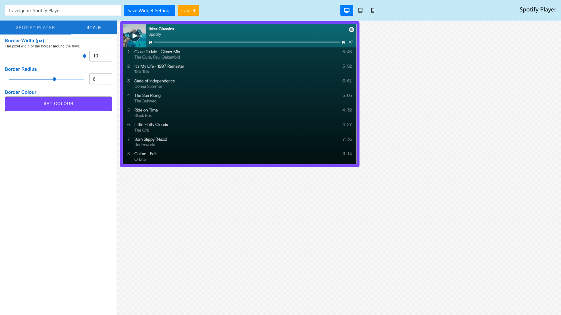 Spotify Player