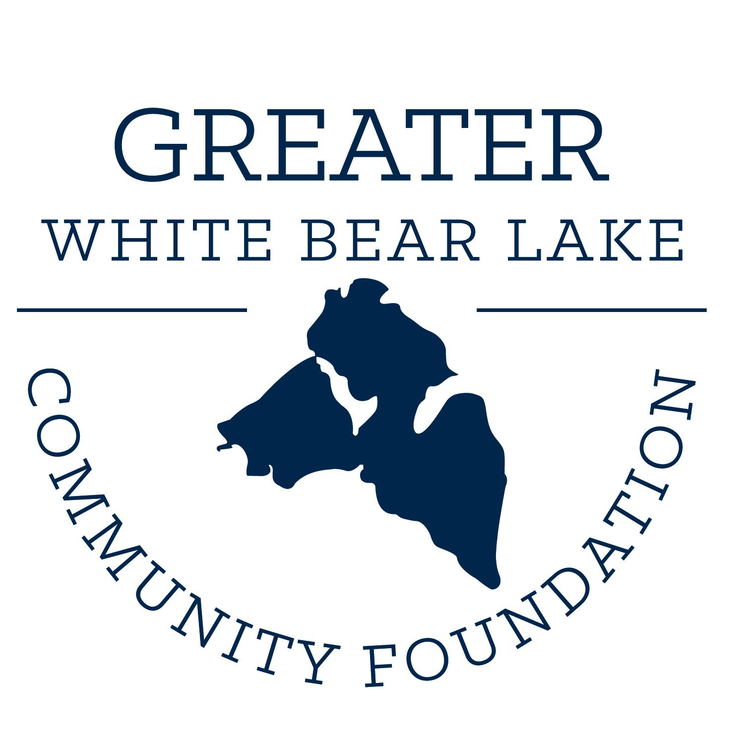 The logo for the greater white bear lake community foundation