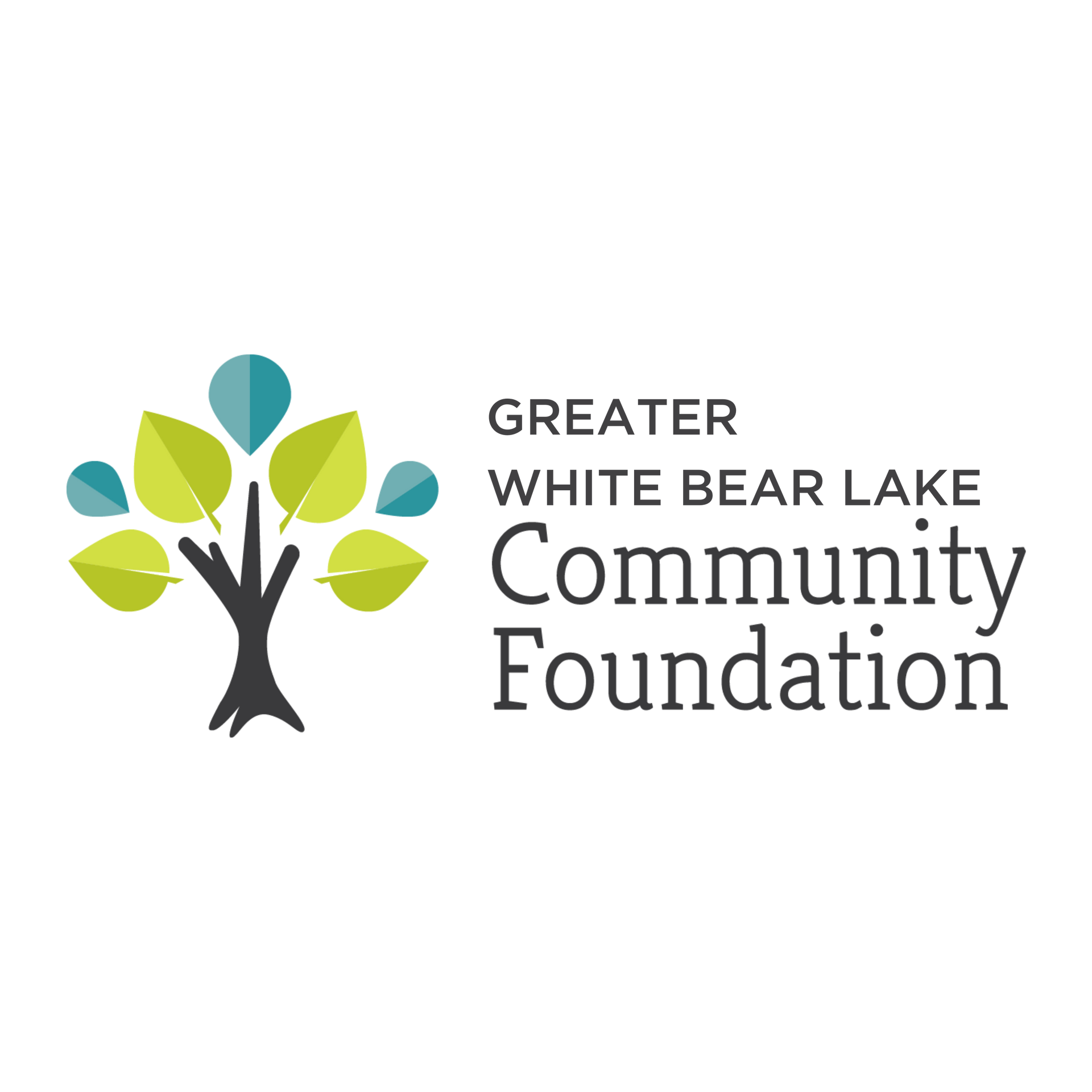 The logo for the greater white bear lake community foundation