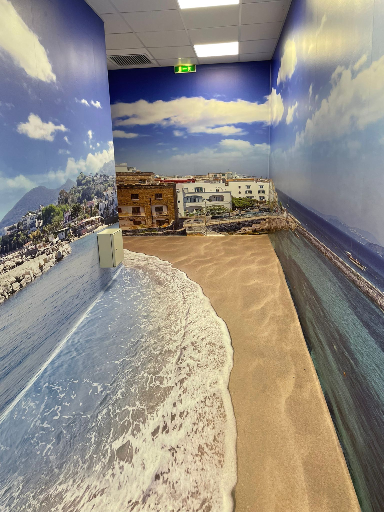 Sala RMN con pellicole 3d