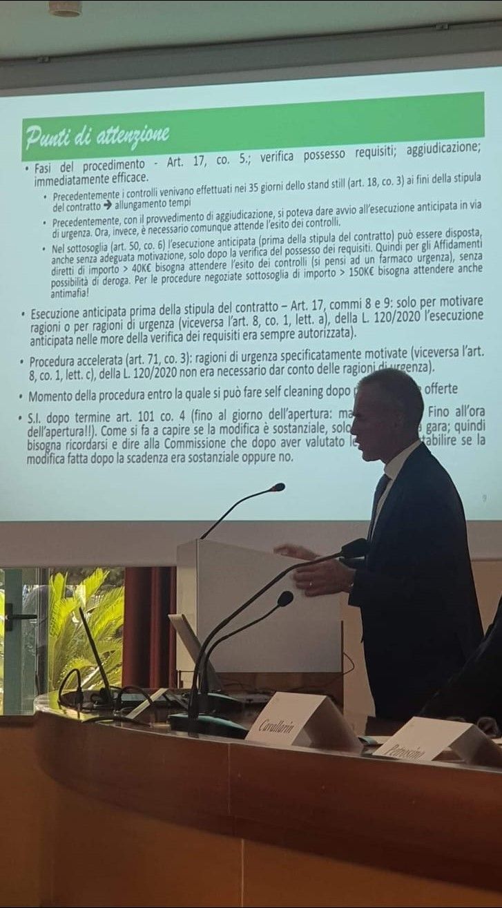 Convegno sull'Efficacia del nuovo Codice dei Contratti Pubblici